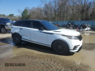 2018 Land Rover Range Rover Velar R-Dynamic HSE with VIN SALYM2RV6JA705357, listed as a Copart auction lot 46335285 with 56,805 mi miles and Salvage Title. Bid and sale history available at carsss.com. Image 4.