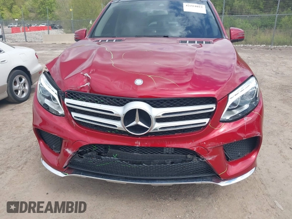 2017 Mercedes-Benz GLE 400 with VIN 4JGDA5GB1HA906999, listed as a IAAI auction lot 42211022 with 84,247 mi miles and . Bid and sale history available at DreamBid. Image 6.