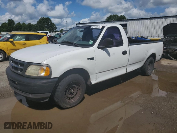 1997 Ford F-150 with VIN 1FTDF1721VND40734, listed as a Copart auction lot 62172315 with 158,102 mi miles and Salvage title. Bid and sale history available at DreamBid. Image 1.