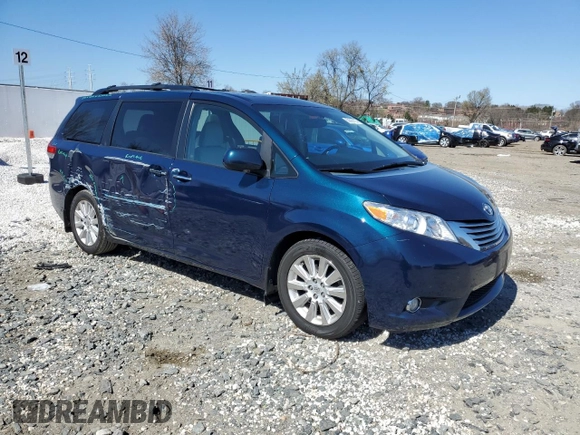 2011 Toyota Sienna XLE AAS with VIN 5TDYK3DC6BS170205, listed as a Copart auction lot 50868135 with 153,134 mi miles and Salvage Title. Bid and sale history available at DreamBid. Image 4.