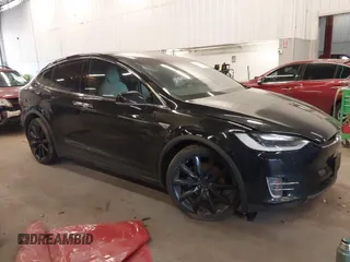 2016 Tesla Model X 70D with VIN 5YJXCBE23GF004941, listed as a IAAI auction lot 41706603 with 108,052 mi miles and . Bid and sale history available at DreamBid. Image 1.