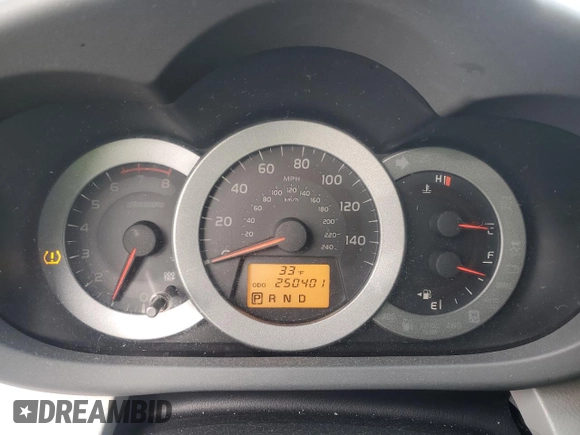 2011 Toyota RAV4 Ltd with VIN 2T3DK4DV8BW045209, listed as a Copart auction lot 46138305 with 250,401 mi miles and Salvage Title. Bid and sale history available at carsss.com. Image 9.