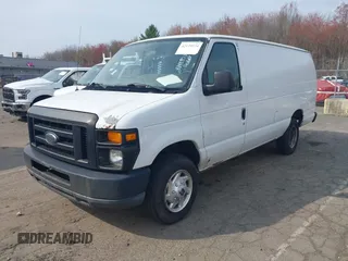 2011 Ford Econoline Cargo Commercial with VIN 1FTNS1EW6BDA73839, listed as a IAAI auction lot 42129534 with 407,047 mi miles. Bid and sale history available at carsss.com. Image 2.