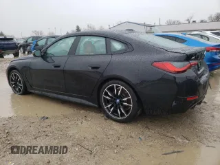 2022 BMW i4 M50 with VIN WBY33AW07PFP30186, listed as a Copart auction lot 45886973 with 0 mi miles. Bid and sale history available at carsss.com. Image 2.