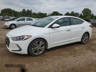 2017 Hyundai Elantra Limited with VIN 5NPD84LF5HH022270, listed as a Copart auction lot 59210785 with 100,956 mi miles and Salvage title. Bid and sale history available at DreamBid. Image 1.