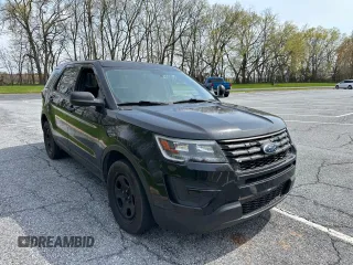 2019 Ford Police Interceptor Utility z VIN 1FM5K8AR7KGA64439, wystawiony jako Copart lot #54577745 z przebiegiem 169 458 mil mil oraz Tytuł czysty. Historia ofert i sprzedaży dostępna na DreamBid. Obrazek 1.