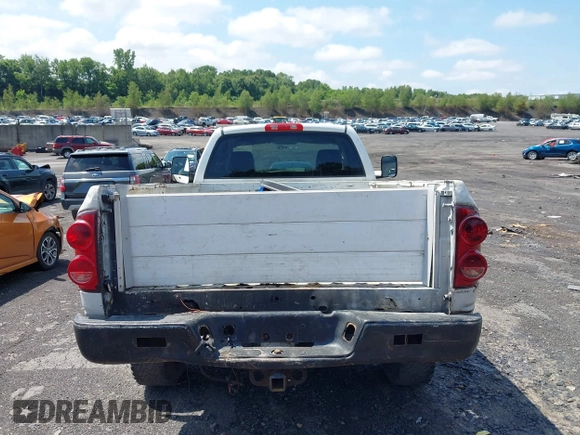 2008 Dodge 2500 ST with VIN 3D7KS26D38G132899, listed as a IAAI auction lot 42747090 with 239,540 mi miles and . Bid and sale history available at DreamBid. Image 16.