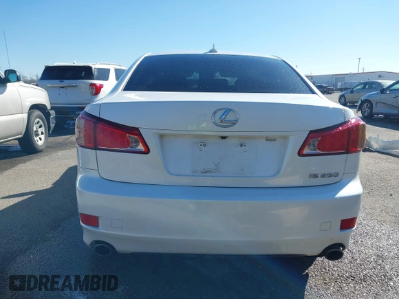 2012 Lexus IS 250 with VIN JTHBF5C26C5165073, listed as a IAAI auction lot 41577161 with 134,090 mi miles and . Bid and sale history available at DreamBid. Image 17.