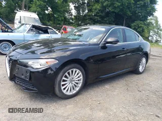 2021 Alfa Romeo Giulia with VIN ZARFANAN6M7648198, listed as a Copart auction lot 66444355 with 30,802 mi miles and Salvage title. Bid and sale history available at DreamBid. Image 1.