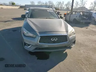 2019 Infiniti Q50 Luxe with VIN JN1EV7AP8KM514379, listed as a Copart auction lot 46948985 with 103,756 mi miles and Salvage title. Bid and sale history available at DreamBid. Image 10.