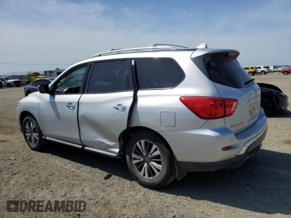 2020 Nissan Pathfinder S with VIN 5N1DR2AN7LC618959, listed as a Copart auction lot 57436355 with 66,458 mi miles and Salvage title. Bid and sale history available at DreamBid. Image 2.