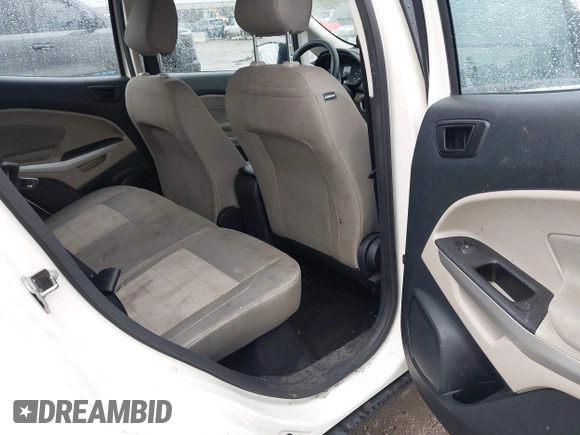 2021 Ford EcoSport S with VIN MAJ3S2FE8MC405765, listed as a IAAI auction lot 41913832 with 63,293 mi miles and . Bid and sale history available at DreamBid. Image 8.