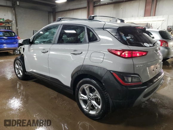 2023 Hyundai Kona SEL with VIN KM8K3CAB5PU946983, listed as a Copart auction lot 52311165 with 27,141 mi miles and Salvage Title. Bid and sale history available at DreamBid. Image 2.