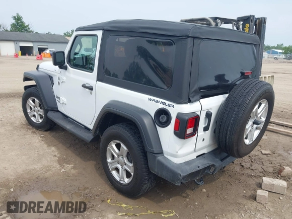 2021 Jeep Wrangler 80th Anniversary with VIN 1C4GJXAN1MW664034, listed as a IAAI auction lot 42682065 with 41,281 mi miles and . Bid and sale history available at DreamBid. Image 3.
