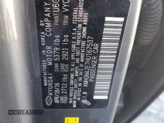 2017 Genesis G80 3.8L с VIN KMHGN4JE7HU167537, выставлен на аукционе Copart как лот 45544555 с пробегом 97 980 миль миль и Списание • Salvage title. История ставок и продаж доступна на DreamBid. Изображение 14.