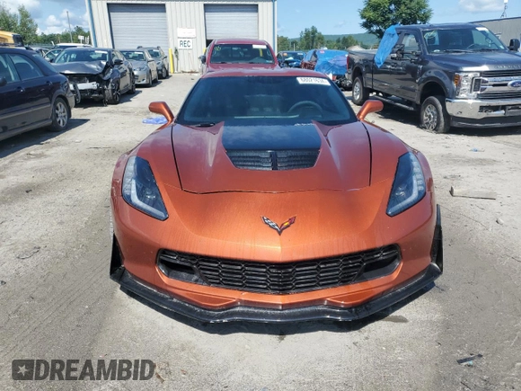 2015 Chevrolet Corvette Z06 2LZ with VIN 1G1YR2D64F5606571, listed as a Copart auction lot 68021634 with 16,188 mi miles and Clean Title. Bid and sale history available at carsss.com. Image 5.