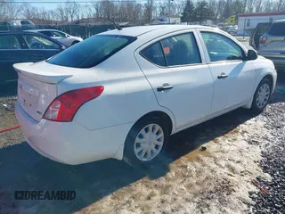 2014 Nissan Versa SV with VIN 3N1CN7AP8EL856906, listed as a IAAI auction lot 41537991 with 75,798 mi miles. Bid and sale history available at carsss.com. Image 4.