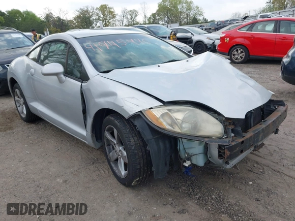 2007 Mitsubishi Eclipse GS with VIN 4A3AK24F67E015377, listed as a IAAI auction lot 41945440 with 121,295 mi miles. Bid and sale history available at carsss.com. Image 1.