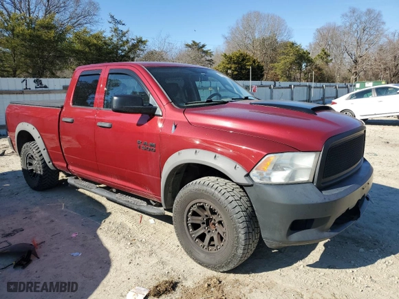 2012 Ram 1500 Tradesman with VIN 1C6RD7FP4CS127956, listed as a Copart auction lot 47349635 with 165,626 mi miles and Salvage Title. Bid and sale history available at carsss.com. Image 4.