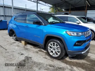 2025 Jeep Compass Limited with VIN 3C4NJDCN0ST512395, listed as a Copart auction lot 63557225 with 19,984 mi miles and Clean title. Bid and sale history available at DreamBid. Image 4.