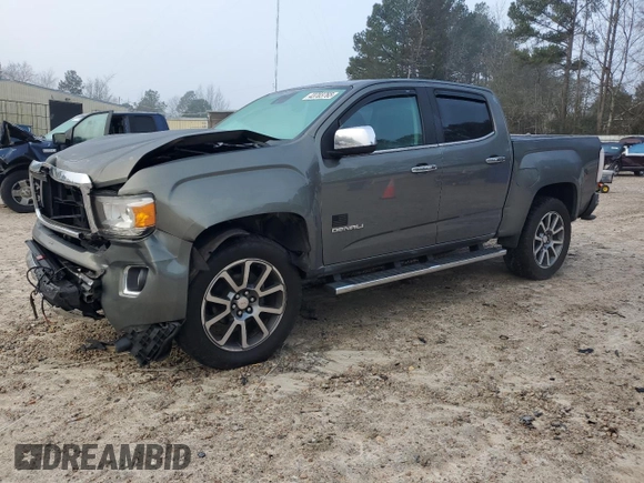2018 GMC Canyon 4WD Denali with VIN 1GTG6EEN6J1187755, listed as a Copart auction lot 43703765 with 69,238 mi miles and Salvage Title. Bid and sale history available at carsss.com. Image 1.