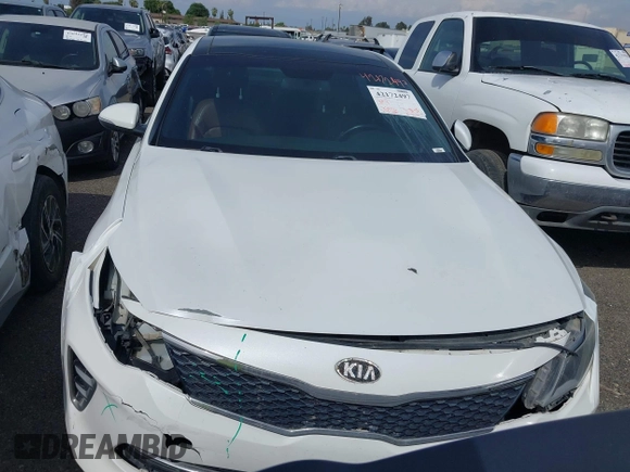 2016 Kia Optima SX Turbo with VIN 5XXGW4L23GG027090, listed as a IAAI auction lot 42172497 with 150,426 mi miles and . Bid and sale history available at DreamBid. Image 13.