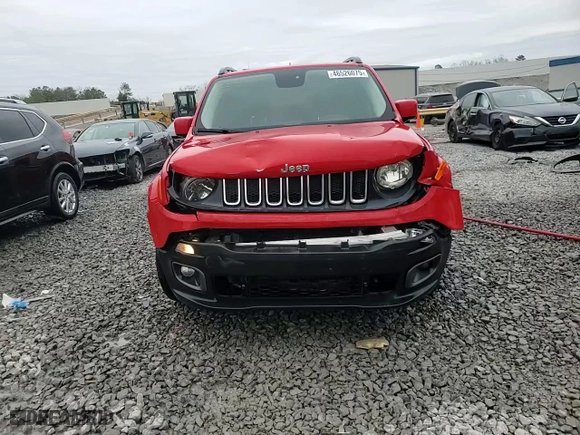 2017 Jeep Renegade Latitude with VIN ZACCJABB6HPF50548, listed as a Copart auction lot 46526075 with 97,747 mi miles and Salvage Title. Bid and sale history available at carsss.com. Image 14.