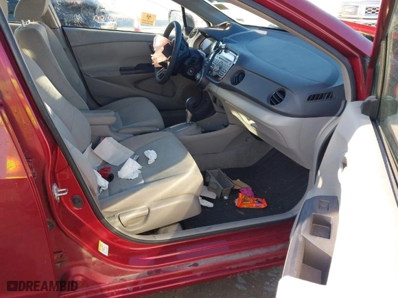 2010 Honda Insight EX with VIN JHMZE2H7XAS039589, listed as a IAAI auction lot 41769289 with 1 mi miles. Bid and sale history available at carsss.com. Image 5.