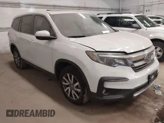2022 Honda Pilot EX-L with VIN 5FNYF6H59NB097809, listed as a IAAI auction lot 41695977 with 22,800 mi miles. Bid and sale history available at carsss.com. Image 1.