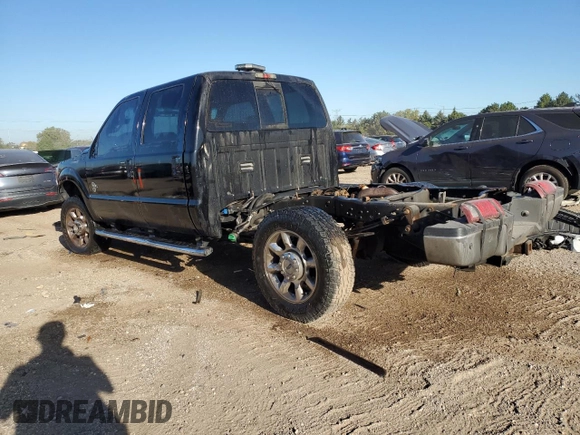2016 Ford F-250 Lariat with VIN 1FT7W2BTXGEC95881, listed as a Copart auction lot 51760465 with 135,525 mi miles and Salvage title. Bid and sale history available at DreamBid. Image 2.
