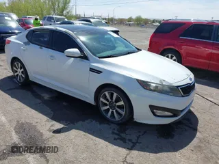 2012 Kia Optima SX with VIN 5XXGR4A63CG050800, listed as a IAAI auction lot 42051920 with 159,941 mi miles and . Bid and sale history available at carsss.com. Image 1.