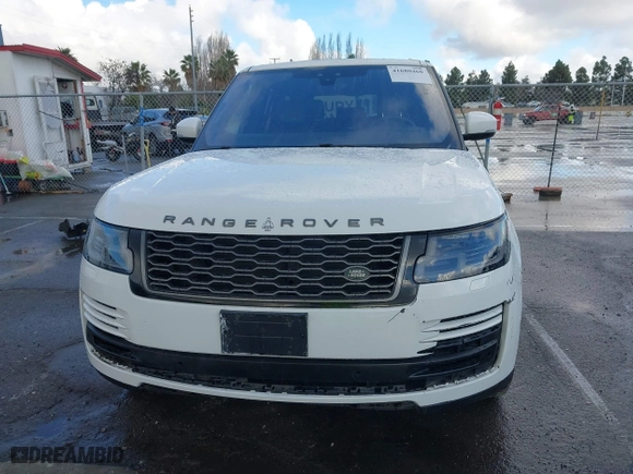 2019 Land Rover Range Rover with VIN SALGR2RV3KA563015, listed as a IAAI auction lot 41680460 with 83,463 mi miles. Bid and sale history available at carsss.com. Image 12.