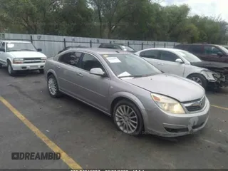 2008 Saturn Aura XR with VIN 1G8ZV577X8F189445, listed as a IAAI auction lot 34915237 with 156,405 mi miles. Bid and sale history available at carsss.com. Image 1.