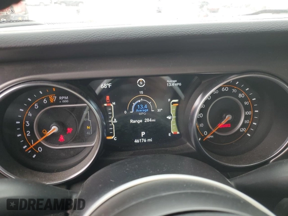 2022 Jeep Gladiator Texas Trail with VIN 1C6HJTAG9NL170836, listed as a Copart auction lot 43064695 with 46,176 mi miles and Salvage Title. Bid and sale history available at carsss.com. Image 9.