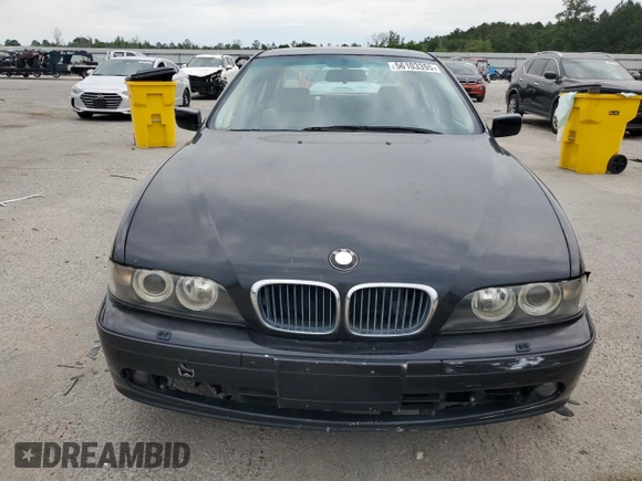 2001 BMW 5 Series 525i with VIN WBADT43471GF58824, listed as a Copart auction lot 56103395 with Not provided miles and Clean title. Bid and sale history available at DreamBid. Image 5.