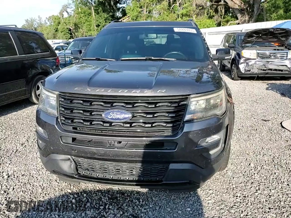 2016 Ford Explorer Sport with VIN 1FM5K8GT6GGC82303, listed as a Copart auction lot 58893055 with 96,581 mi miles and Salvage title. Bid and sale history available at DreamBid. Image 14.