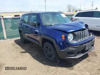2018 Jeep Renegade Upland with VIN ZACCJBAB9JPH02125, listed as a IAAI auction lot 42094193 with 91,003 mi miles and . Bid and sale history available at DreamBid. Image 1.