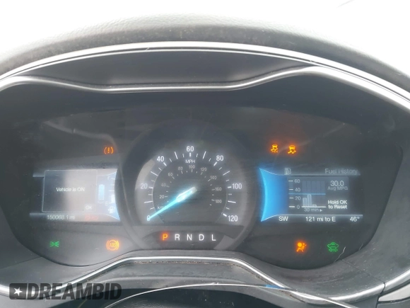 2015 Ford Fusion S Hybrid with VIN 3FA6P0UU4FR111409, listed as a IAAI auction lot 41447316 with 150,068 mi miles. Bid and sale history available at carsss.com. Image 7.