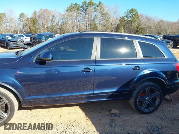 2014 Audi Q7 3.0T S line Prestige with VIN WA1DGAFEXED018456, listed as a IAAI auction lot 41705494 with 114,760 mi miles. Bid and sale history available at carsss.com. Image 14.