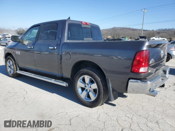 2018 Ram 1500 Lone Star Silver with VIN 1C6RR6LM2JS225662, listed as a Copart auction lot 88534335 with 78,842 mi miles and Salvage title. Bid and sale history available at DreamBid. Image 2.