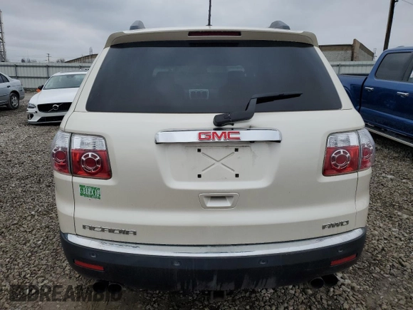 2010 GMC Acadia SLT2 with VIN 1GKLVNED7AJ173246, listed as a Copart auction lot 85988004 with 183,179 mi miles and Clean Title. Bid and sale history available at DreamBid. Image 6.