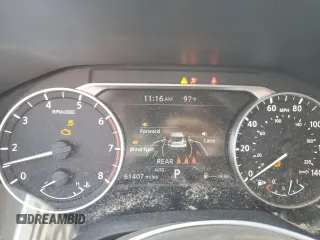 2021 Nissan Rogue SV z VIN JN8AT3BB5MW205669, wystawiony jako Copart lot #54532685 z przebiegiem 61 407 mil mil oraz Szkoda całkowita • Salvage title. Historia ofert i sprzedaży dostępna na DreamBid. Obrazek 9.
