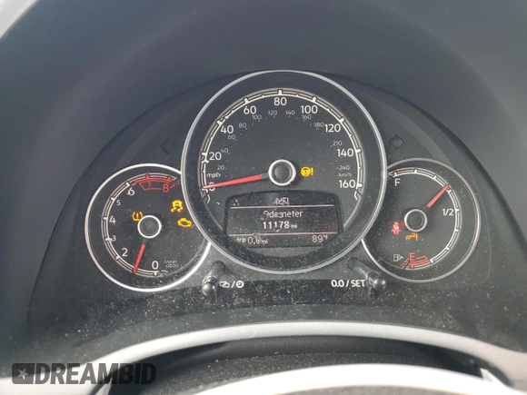 2019 Volkswagen Beetle S with VIN 3VW5DAAT9KM507517, listed as a Copart auction lot 60427665 with 11,178 mi miles and Salvage title. Bid and sale history available at DreamBid. Image 9.