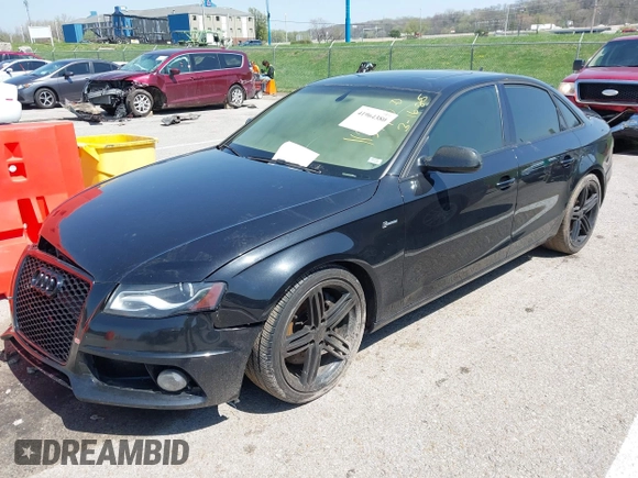 2011 Audi S4 Prestige with VIN WAUKGBFL9BA007394, listed as a IAAI auction lot 41964380 with 106,038 mi miles. Bid and sale history available at carsss.com. Image 2.