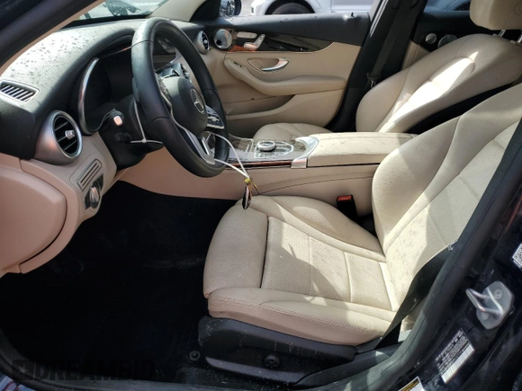 2021 Mercedes-Benz C 300 with VIN W1KWF8DB5MR632714, listed as a Copart auction lot 47728725 with 36,146 mi miles and Salvage Title. Bid and sale history available at carsss.com. Image 7.