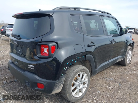 2019 Jeep Renegade Latitude with VIN ZACNJBBB2KPK15600, listed as a IAAI auction lot 42021625 with 69,640 mi miles and . Bid and sale history available at DreamBid. Image 4.
