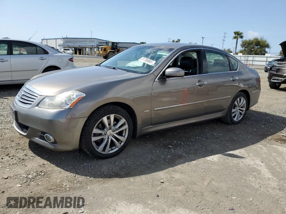 2008 Infiniti M with VIN JNKAY01F48M654549, listed as a Copart auction lot 51798965 with 212,122 mi miles and Salvage Title. Bid and sale history available at DreamBid. Image 1.