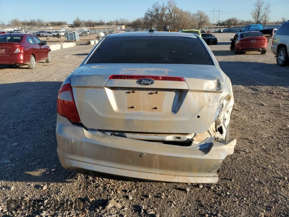 2010 Ford Fusion SE with VIN 3FAHP0HA4AR382388, listed as a Copart auction lot 48474215 with 121,935 mi miles and Salvage Title. Bid and sale history available at carsss.com. Image 6.