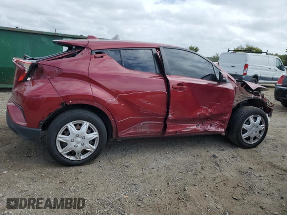 2019 Toyota C-HR XLE with VIN NMTKHMBX8KR092279, listed as a Copart auction lot 71925714 with 95,582 mi miles and Salvage Title. Bid and sale history available at DreamBid. Image 3.