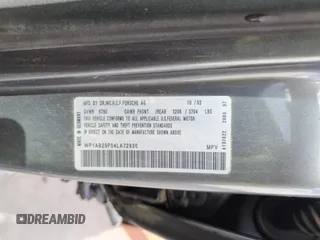 2004 Porsche Cayenne S z VIN WP1AB29P04LA72930, wystawiony jako Copart lot #56658615 z przebiegiem 143 527 mil mil oraz Szkoda całkowita • Salvage title. Historia ofert i sprzedaży dostępna na DreamBid. Obrazek 13.